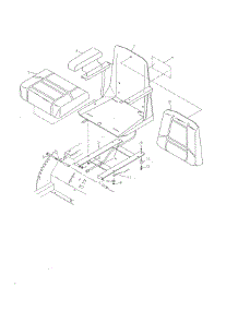 Seat parts for Husqvarna Rear-Engine Riding Mower ZTHKH4820A (968999158) from AppliancePartsPros.com
