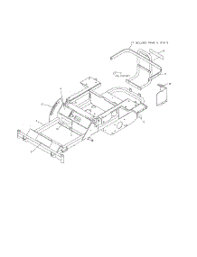Frame Decals parts for Husqvarna Rear-Engine Riding Mower ZTHQL4221A (968999172) from AppliancePartsPros.com