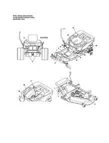 Decals parts for Craftsman Rear-Engine Riding Mower ZTS7500 from AppliancePartsPros.com