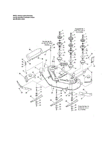 44" / 50" Deck-Housing / Arbor parts for Craftsman Rear-Engine Riding Mower ZTS7500 from AppliancePartsPros.com