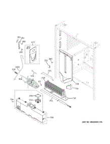 Fresh Food Section parts for Ge Bottom-Mount Refrigerator ZWE23NSTBSS from AppliancePartsPros.com