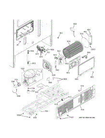 Machine Compartment parts for Ge Bottom-Mount Refrigerator ZWE23NSTBSS from AppliancePartsPros.com