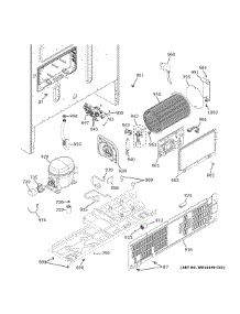 Machine Compartment parts for Ge Bottom-Mount Refrigerator ZWE23PSNHSS from AppliancePartsPros.com