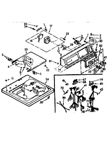 Top And Console Assembly parts for Kenmore Washer 110.73562410 (11073562410, 110 73562410) from AppliancePartsPros.com