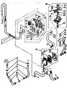 Water System parts for Kenmore Washer 110.73562610 (11073562610, 110 73562610) from AppliancePartsPros.com