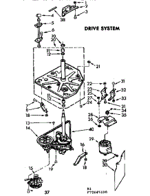 Drive System parts for Kenmore Washer 110.73645120 (11073645120, 110 73645120) from AppliancePartsPros.com