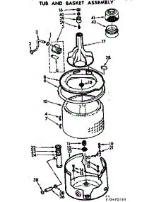 Tub And Basket Assembly parts for Kenmore Washer 110.73670420 (11073670420, 110 73670420) from AppliancePartsPros.com