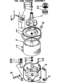 Tub And Basket Assembly parts for Kenmore Washer 110.73680400 (11073680400, 110 73680400) from AppliancePartsPros.com