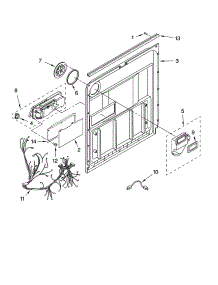 Door And Latch Parts parts for Kenmore Dishwasher 665.13892K800 (66513892K800, 665 13892K800) from AppliancePartsPros.com