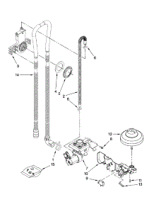 Fill And Overfill Parts parts for Kenmore Dishwasher 665.13892K800 (66513892K800, 665 13892K800) from AppliancePartsPros.com
