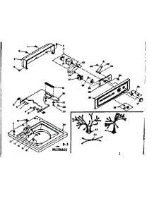Top And Console Assembly parts for Kenmore Washer 110.6505451 (1106505451, 110 6505451) from AppliancePartsPros.com
