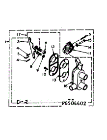 Two Way Valve Assembly parts for Kenmore Washer 110.6505452 (1106505452, 110 6505452) from AppliancePartsPros.com