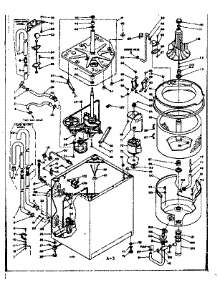 Machine Sub-Assembly parts for Kenmore Washer 110.6505700 (1106505700, 110 6505700) from AppliancePartsPros.com