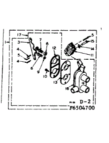 Two Way Valve Assembly parts for Kenmore Washer 110.6505700 (1106505700, 110 6505700) from AppliancePartsPros.com