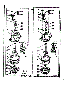 Pump Assembly parts for Kenmore Washer 110.6505750 (1106505750, 110 6505750) from AppliancePartsPros.com