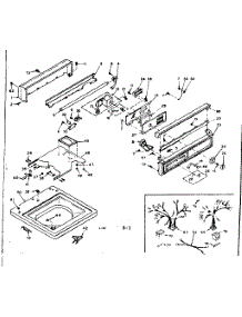 Top And Console parts for Kenmore Washer 110.6505857 (1106505857, 110 6505857) from AppliancePartsPros.com