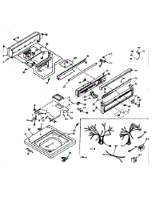 Top And Console Assembly parts for Kenmore Washer 110.6505905 (1106505905, 110 6505905) from AppliancePartsPros.com