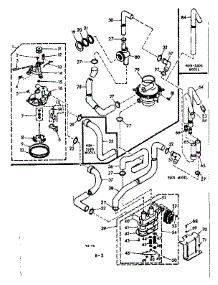 Water System parts for Kenmore Washer 110.6505955 (1106505955, 110 6505955) from AppliancePartsPros.com