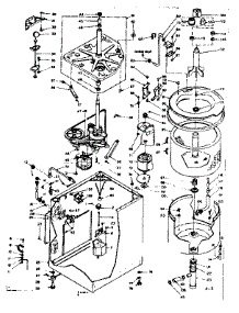 Machine Sub-Assembly parts for Kenmore Washer 110.6505956 (1106505956, 110 6505956) from AppliancePartsPros.com