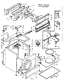 Machine Sub-Assembly parts for Kenmore Dryer 110.6507800 (1106507800, 110 6507800) from AppliancePartsPros.com