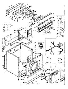 Machine Sub-Assembly parts for Kenmore Dryer 110.6507810 (1106507810, 110 6507810) from AppliancePartsPros.com