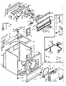 Machine Sub-Assembly parts for Kenmore Dryer 110.6507821 (1106507821, 110 6507821) from AppliancePartsPros.com