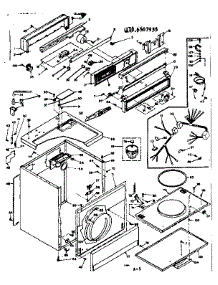 Machine Sub-Assembly parts for Kenmore Dryer 110.6507935 (1106507935, 110 6507935) from AppliancePartsPros.com