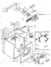 Machine Sub-Assembly parts for Kenmore Dryer 110.6508700 (1106508700, 110 6508700) from AppliancePartsPros.com