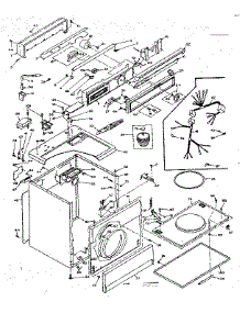 Machine Sub-Assembly parts for Kenmore Dryer 110.6508933 (1106508933, 110 6508933) from AppliancePartsPros.com