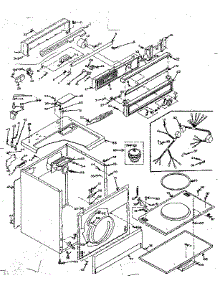 Machine Sub-Assembly parts for Kenmore Dryer 110.6508934 (1106508934, 110 6508934) from AppliancePartsPros.com