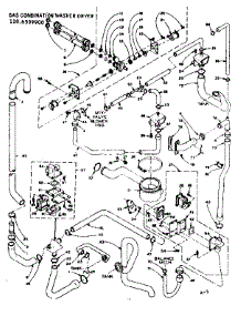 Water System parts for Kenmore Washer Dryer Combo 110.6509900 (1106509900, 110 6509900) from AppliancePartsPros.com
