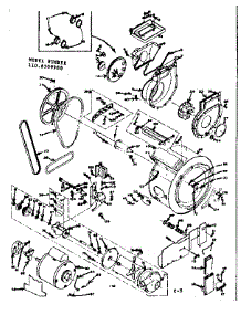 Blower, Cylinder, Pump And Motor parts for Kenmore Washer Dryer Combo 110.6509900 (1106509900, 110 6509900) from AppliancePartsPros.com