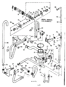 Water System parts for Kenmore Washer Dryer Combo 110.6509932 (1106509932, 110 6509932) from AppliancePartsPros.com