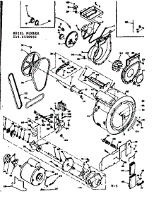 Blower, Cylinder, Pump And Motor parts for Kenmore Washer Dryer Combo 110.6510901 (1106510901, 110 6510901) from AppliancePartsPros.com