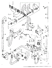 Water System parts for Kenmore Washer Dryer Combo 110.6510930 (1106510930, 110 6510930) from AppliancePartsPros.com