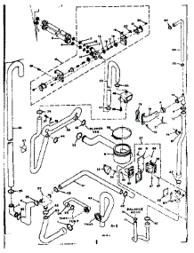 Water System parts for Kenmore Washer Dryer Combo 110.6510931 (1106510931, 110 6510931) from AppliancePartsPros.com