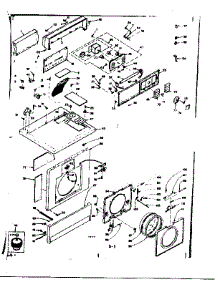 Top And Front Assembly parts for Kenmore Washer Dryer Combo 110.6510931 (1106510931, 110 6510931) from AppliancePartsPros.com