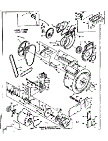 Blower, Cylinder Pump & Motor parts for Kenmore Washer Dryer Combo 110.6510932 (1106510932, 110 6510932) from AppliancePartsPros.com
