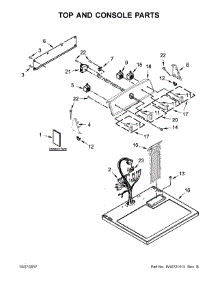 Top And Console Parts parts for Kenmore Dryer 110.65132410 (11065132410, 110 65132410) from AppliancePartsPros.com