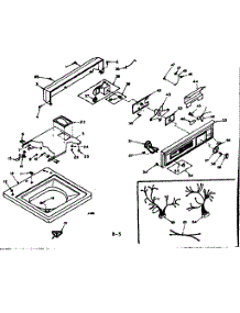 Top And Console Assembly parts for Kenmore Washer 110.6515711 (1106515711, 110 6515711) from AppliancePartsPros.com