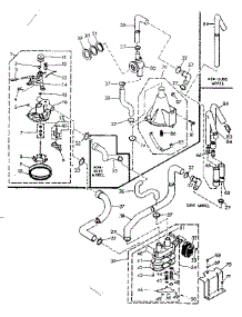 Water System parts for Kenmore Washer 110.6515714 (1106515714, 110 6515714) from AppliancePartsPros.com