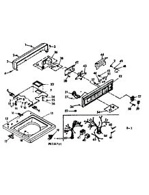 Top And Console Assembly parts for Kenmore Washer 110.6515721 (1106515721, 110 6515721) from AppliancePartsPros.com