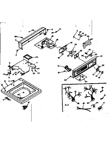 Top And Console Assembly parts for Kenmore Washer 110.6515762 (1106515762, 110 6515762) from AppliancePartsPros.com