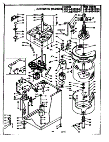 Machine Sub-Assembly parts for Kenmore Washer 110.6404954 (1106404954, 110 6404954) from AppliancePartsPros.com