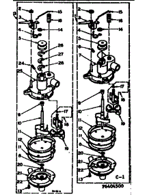 Pump Assembly parts for Kenmore Washer 110.6405500 (1106405500, 110 6405500) from AppliancePartsPros.com