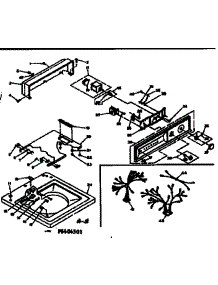 Top And Console Assembly parts for Kenmore Washer 110.6405551 (1106405551, 110 6405551) from AppliancePartsPros.com