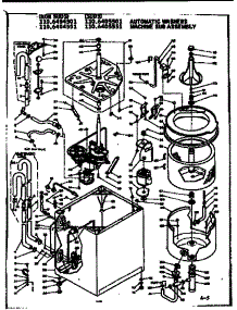 Machine Sub-Assembly parts for Kenmore Washer 110.6405551 (1106405551, 110 6405551) from AppliancePartsPros.com