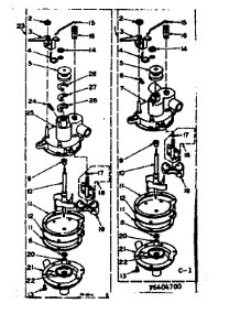 Pump Assembly parts for Kenmore Washer 110.6405700 (1106405700, 110 6405700) from AppliancePartsPros.com