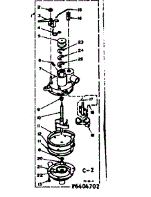 Pump Assembly parts for Kenmore Washer 110.6405702 (1106405702, 110 6405702) from AppliancePartsPros.com