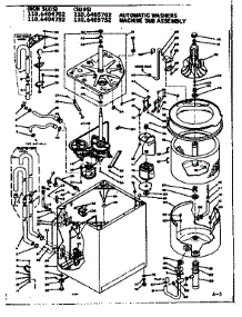 Machine Sub Assembly parts for Kenmore Washer 110.6405752 (1106405752, 110 6405752) from AppliancePartsPros.com